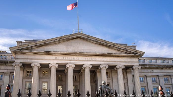 Washington: Das US-Finanzministerium - die Staatsschulden steigen