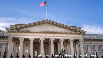 Здание министрества финансов США в Вашингтоне