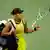 Naomi Osaka tosses her racket to herself after losing to Leylah Fernandez, of Canada, during the third round of the US Open