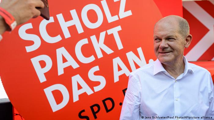 Sosyal Demokrat Parti'nin başbakan adayı Olaf Scholz