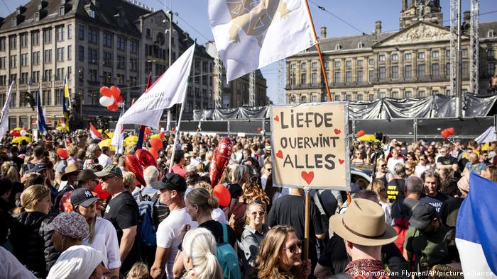 Демонстрація в Нідерландах була мирною 