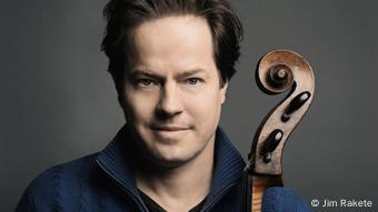 Portrait Jan Vogler mit Cello