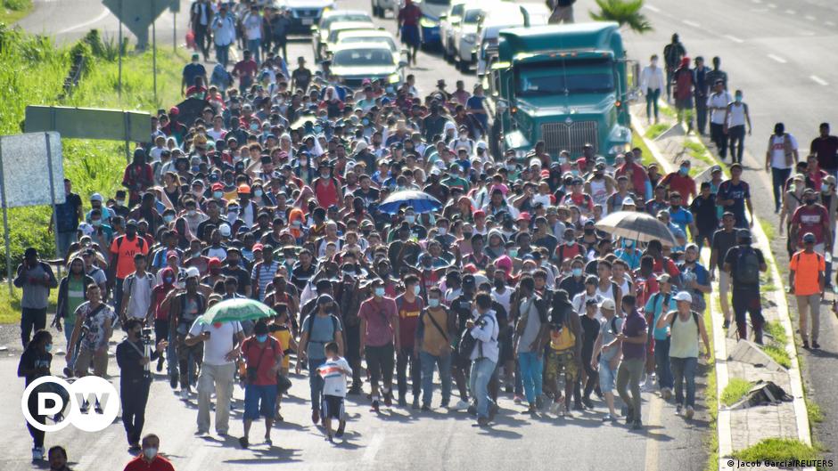 Cientos de migrantes varados protestan en el sur de México |  Las noticias y análisis más importantes de América Latina |  DW