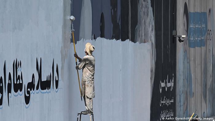 Afghanistan | Wandgemälde in Kabul werden überstrichen