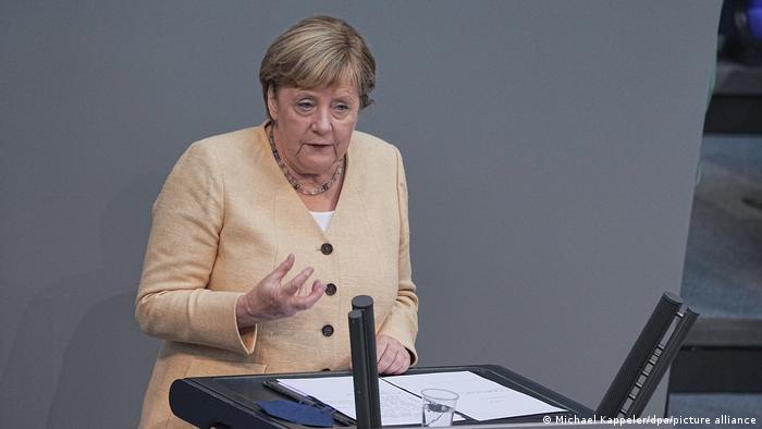 Deutschland Bundestag Angela Merkel