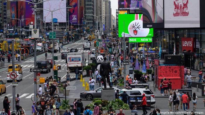 Imagen de Times Square, en Nueva York.