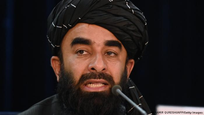 Afghanistan Kabul | PK der Taliban: Sprecher Zabihullah Mujahid: Mullah Mohammad Hasan Akhundzada soll Taliban leiten