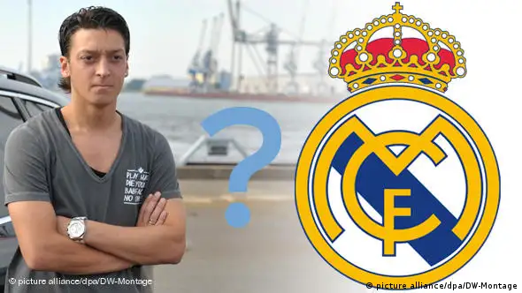 FLASH-GALERIE Symbolbild Mesut Özil und Real Madrid Fragezeichen Variante 2
