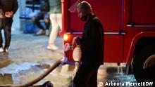 Feuer im Krankenhaus in Tetovo, Nordmazedonien mit mehrere Tote und Verletzte.
Tetovo, 08.09.2021
Arbnora Memeti