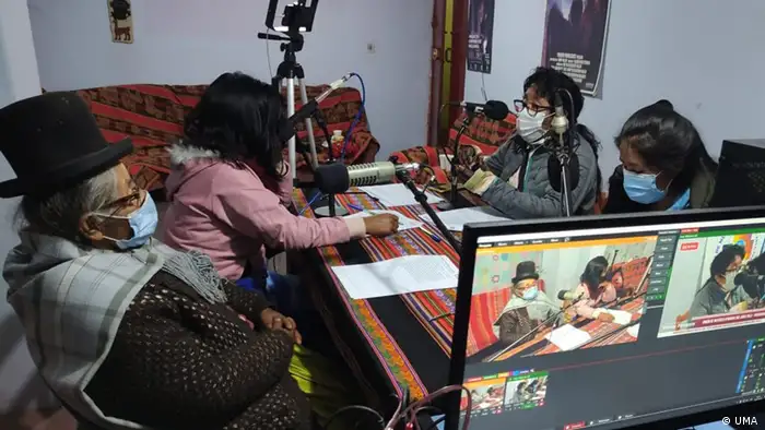 DW Akademie Radioprogramm des indigenen Frauenverbands Unión de Mujeres Aymara de Abya Yala, Peru