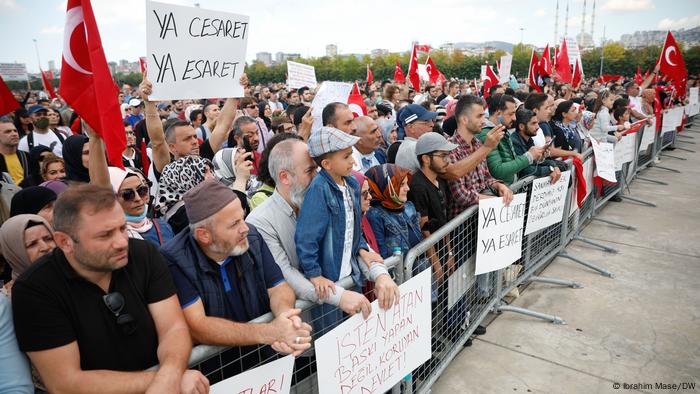 Türkei Impfgegner Proteste