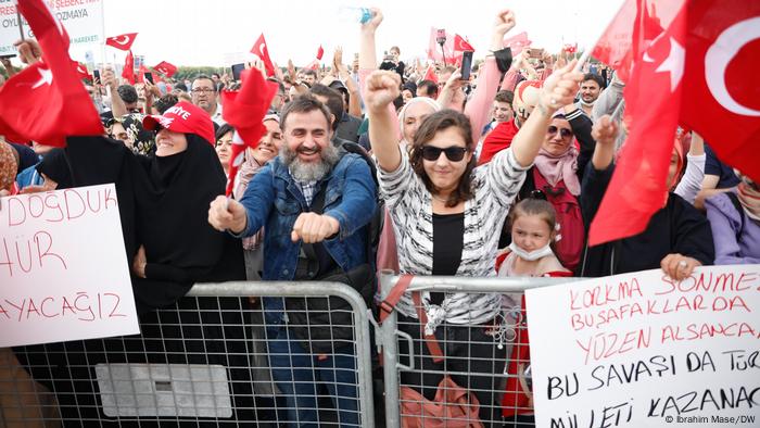 Türkei Impfgegner Proteste