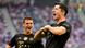 Robert Lewandowski celebrates after giving Bayern Munich an early lead Robert Lewandowski celebrates after giving Bayern Munich an early lead