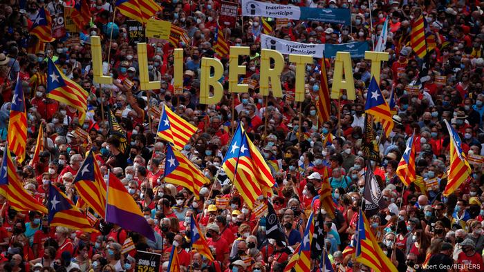 Spanien Barcelona | Nationalfeiertag Katalonien La Diada