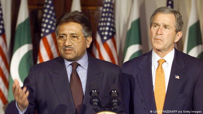 Musharraf bei Bush 
