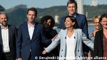 Anne Hidalgo, Mayor of Paris, declares her candidacy to the French presidential election of 2022 for the Socialist Party in front of representatives and activists at Rouen. Rouen, France, September 12th, 2021. Photo by Daniel Derajinski/ABACAPRESS.COM