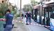 Crime scene after mass stabbing on a bus in Rimini Crime scene after mass stabbing on a bus in Rimini
