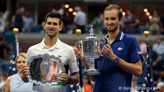 Medvedev, ABD Açık'ta finalde Djokovic'i yenerek şampiyon olmuştu.