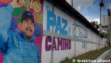 22/06/2021 «Frieden ist der Weg - Daniel 2021», steht neben einem Bild des langjährigen Präsidenten Daniel Ortega, der erneut um den Posten kandidiert. Offiziell soll in Nicaragua in November ein neues Staatsoberhaupt gewählt werden. Innerhalb weniger Wochen wurden aber fünf Präsidentschaftskandidaten von Oppositionsbündnissen festgenommen. (zu dpa ««Neue Diktatur» in Nicaragua: Ortega schaltet vor Wahl Opposition aus» vom 22.06.2021) +++ dpa-Bildfunk +++