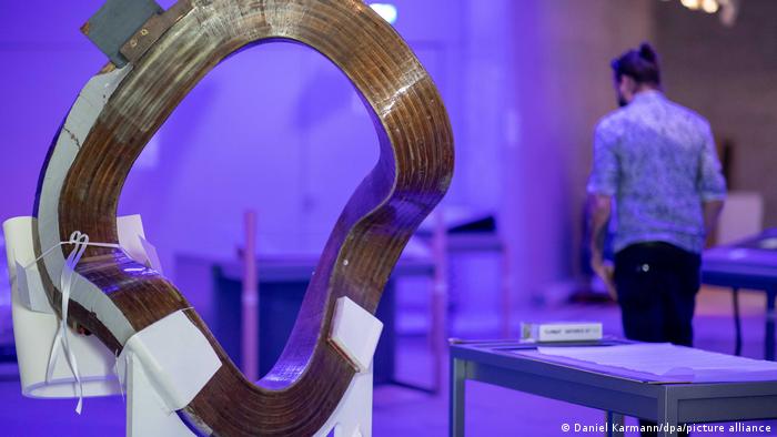 Катушка термоядерного стелларатора