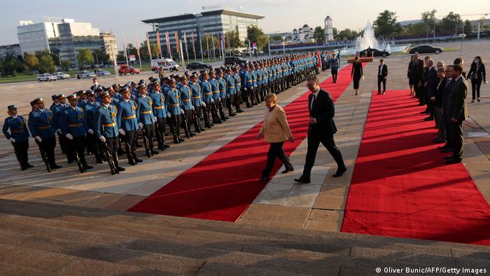 Serbien Belgrad |&nbsp;Angela Merkel, Bundeskanzlerin & Aleksandar Vucic, Präsident