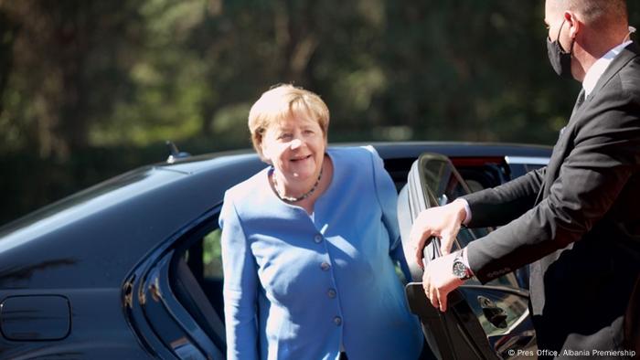 Bundeskanzlerin Angela Merkel in Albanien