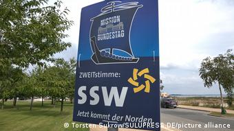 Предвыборный плакат партии Союз избирателей Южного Шлезвига (СИЮШ)