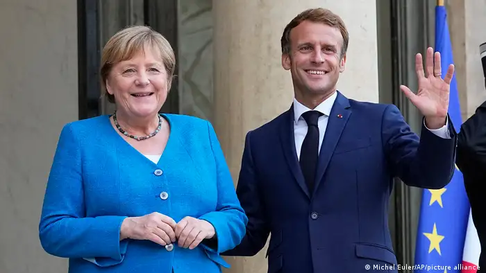 Frankreich l Präsident Macron empfängt Kanzlerin Merkel