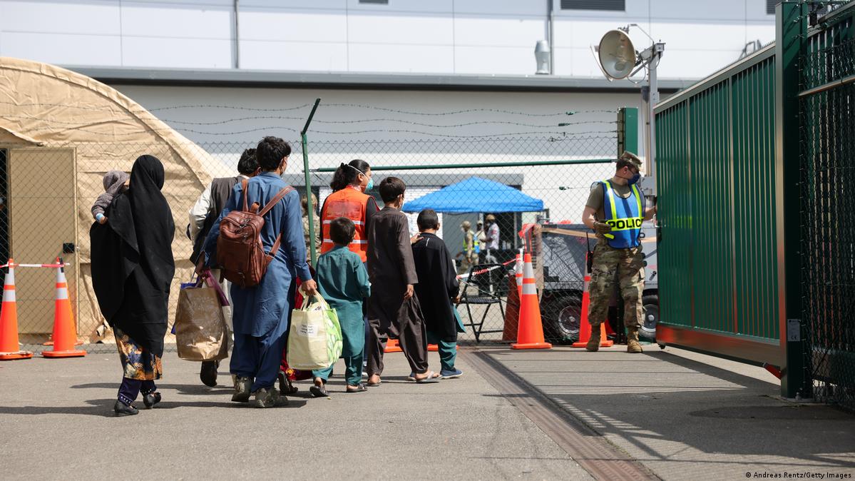 Germany's Ramstein base housing thousands of Afghans who left everything  behind