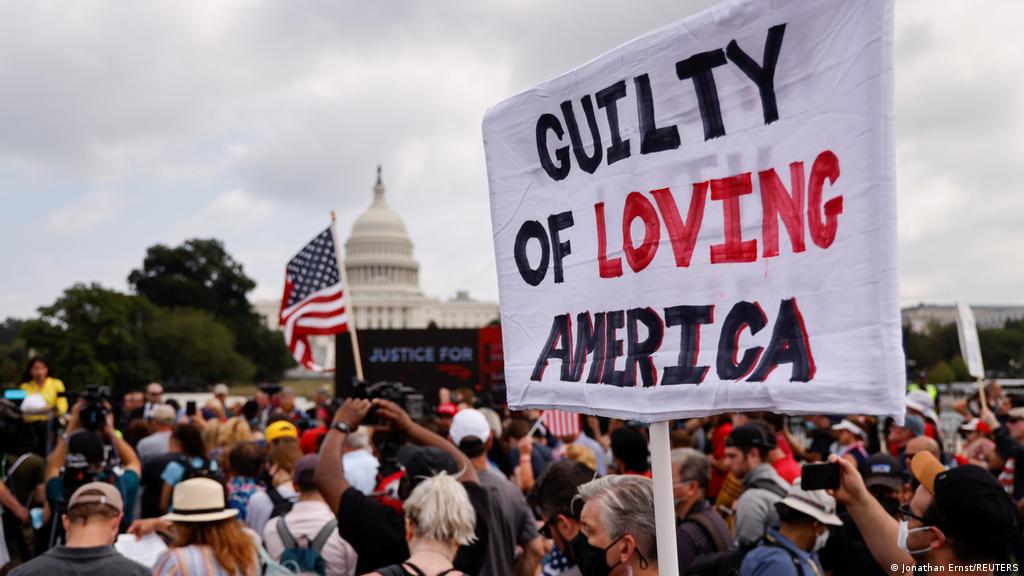 Us Capitol Pro Trump Protest Draws Just A Few Hundred News Dw 18 09 2021