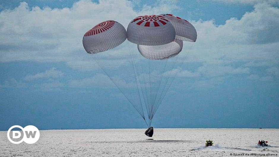 SpaceX-Weltraumtouristen zurück auf der Erde