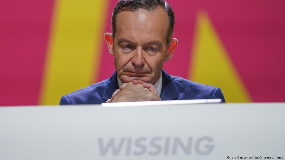 Germany's Transport Minister Volker Wissing of the neoliberal Free Democrats (FDP) pictured at a party conference in Berlin.