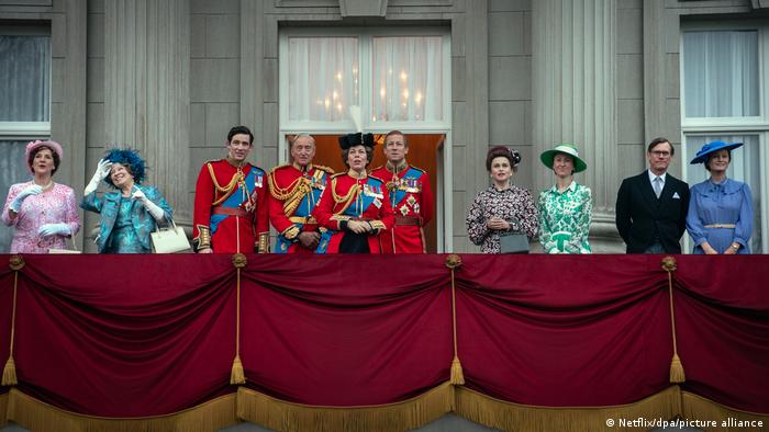 A scene from The Crown