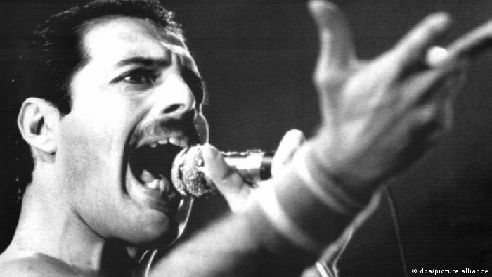 Freddie Mercury en 1984.