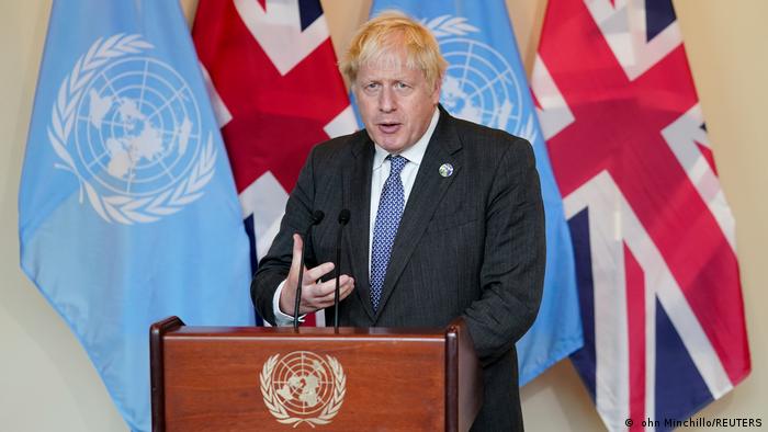 Boris Johnson spricht vor den UN in New York