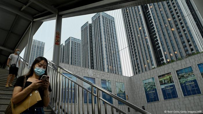 An Evergrand housing complex in Shenzhen on September 16, 2021