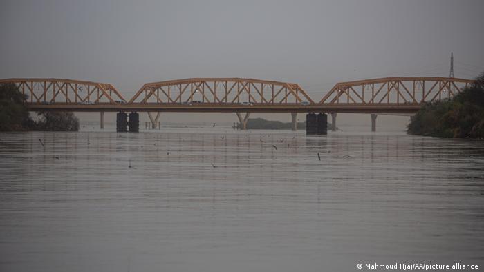 The Omdurman Bridge on the Nile River in Khartoum