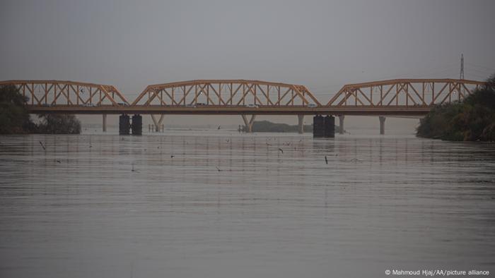 The Omdurman Bridge on the Nile River in Khartoum