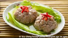 Chinesische gedämpfte löwenkopf Schweinfleischbällchen