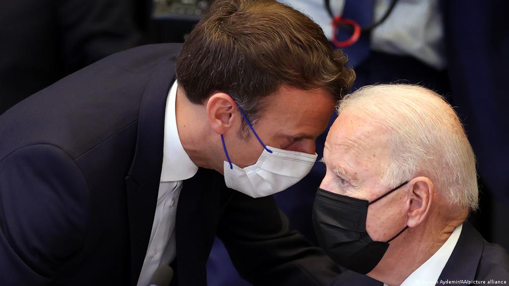 拜登10月会马克龙约翰逊批法国反应过度 德国之声来自德国介绍德国 Dw 23 09 21