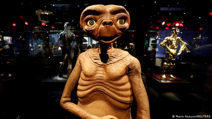 Model of Steven Spielberg's famous E.T. on exhibition at the musuem