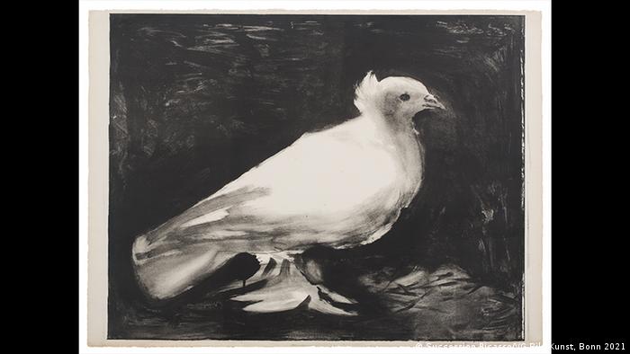 A painting of a dove by Picasso