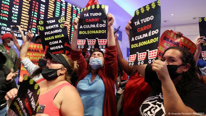 Protest against inflation in Sao Paulo