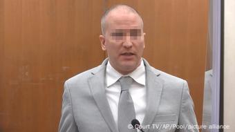 Дерек Шовін на суді (фото з архіву)