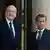 French President Emmanuel Macron and Lebanese Prime Minister Najib Mikati