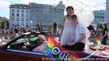 Thousands take part in the March Of The Prides denouncing discrimination linked to sexual orientation, gender and different life choices. Marriage for all, which will be voted on by the Swiss on September 26, was the main theme of the demonstration. Geneva, Switzerland, September 11 2021. Photo by Francois Glories/ABACAPRESS.COM