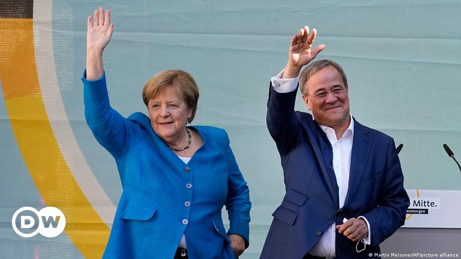 Merkel bittet darum, für Deutschlands Zukunft für Laschet zu stimmen |  Deutschland |  DW