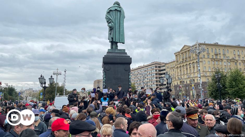 Demonstration in Moskau gegen Wahlbetrug