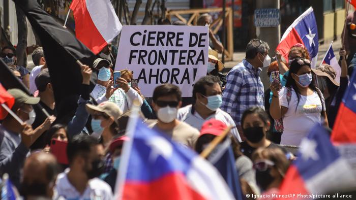 Protesta en Chile.