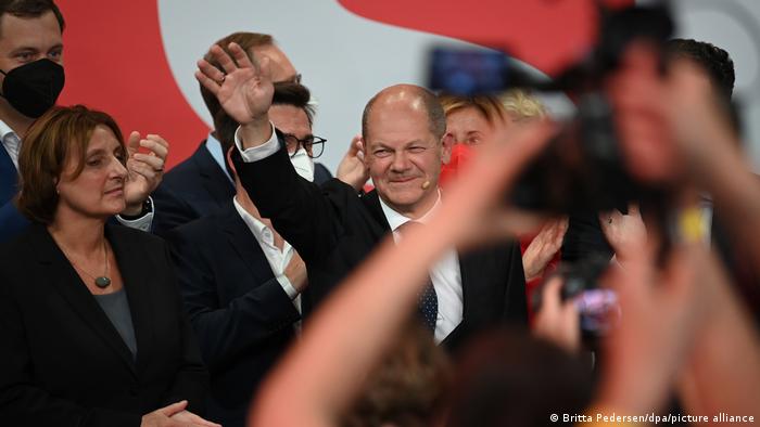 Bundestagswahl 2021 | Wahlparty der SPD